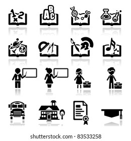 Icons set Education