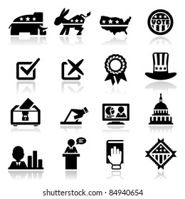 Icons set Election