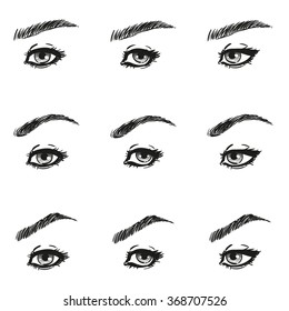 2,035 Brow outline Images, Stock Photos & Vectors | Shutterstock