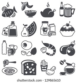 Icons set: Food and Drink