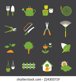 Icons set : Garden Object