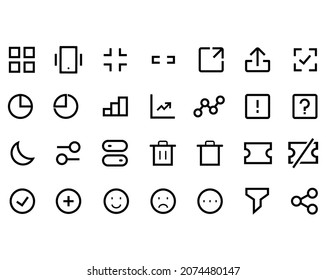 iconos set general 2 negro use otros ui ui ux 