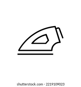İron icons set. Home appliance, steam generator iron.