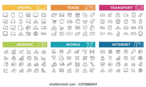 icons set illustration 
