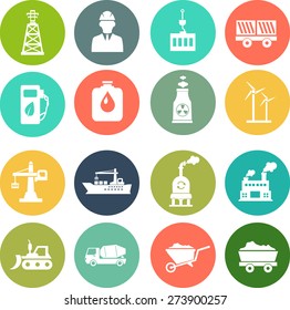 icons set of Industrial