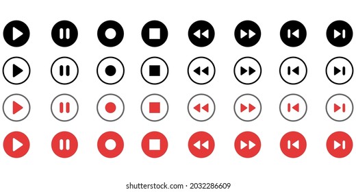  Icons set isolated for marketing design. Digital marketing. Video call. Management icon. Video internet conference icon. Online video. Thin line icon set.
