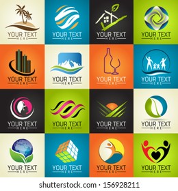 Icons Set of Modern Vector Elements. Graphic Design Editable For Your Design. 