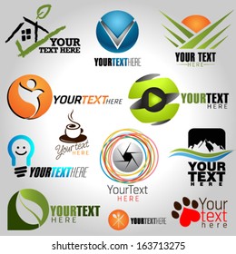 Icons Set of Modern Vector Elements. Graphic Design Editable For Your Design.  