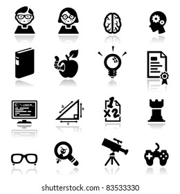 Icons set Nerds