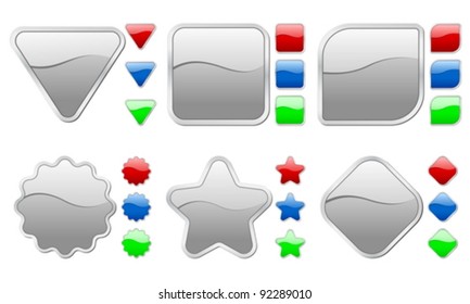 Icons set on a white background. Vector illustration.