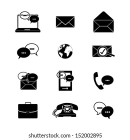 icons set over white background vector illustration 