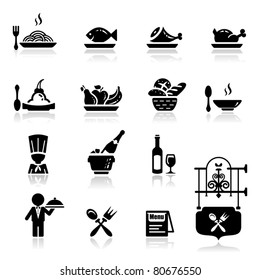 Icons set Restaurant