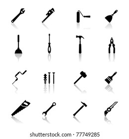 Icons set tools