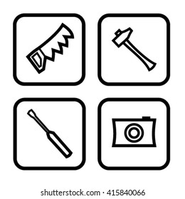 Icons set. Tools. Vector. EPS 10
