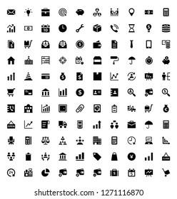 Icons Set of Trade