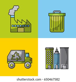 icons set trash