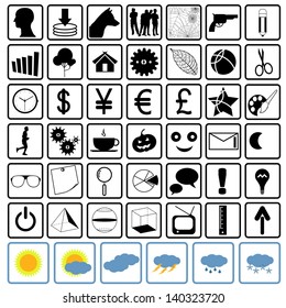  icons set Vector 