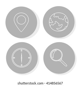 icons set vector illustration 