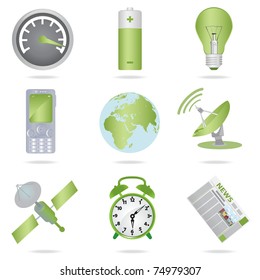 Icons set. Vector illustration