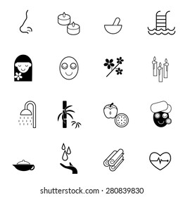 icons set vector illustration For Mobile, Web And Applications