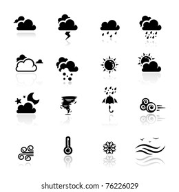 Icons set Weather