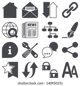 Icons set: Web