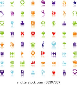 Icons set for web. Vector illustration