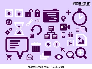 Icons set website