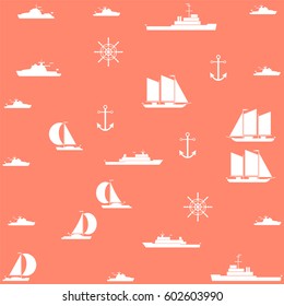 Icons of the ships.Vector illustration