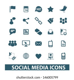 icons, signs set, vector