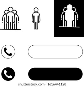 Icons, signs, symbols. Information sign.Vector illustration for your business.White background.