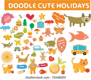 icons, signs, vector illustrations