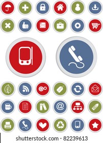 icons, signs, vector illustrations