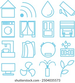  icons for smart home system