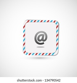 Icons of social network vector