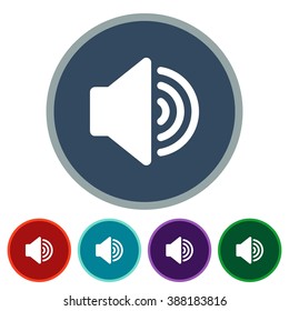 icons speaker for Web and Mobile