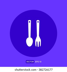 icons spoon upside for Web and Mobile