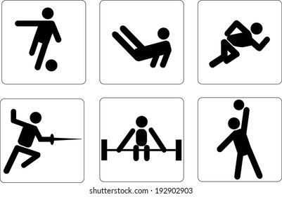 icons sports vector