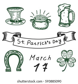 Icons of St. Patrick.