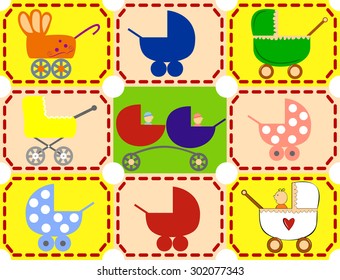 icons strollers