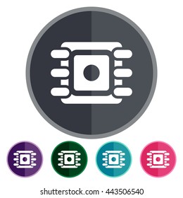icons strongbox flat for Web, Mobile and business