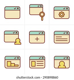 Icons Style browser icon set