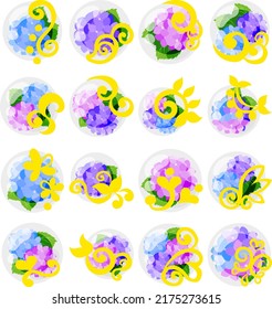 The icons of stylish hydrangea jewel