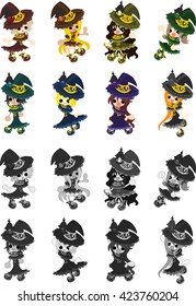 The icons of stylish witch girls