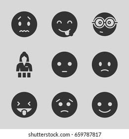 icons such as casino girl, smiling emot, sad emot