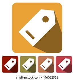 icons tagged object flat for Web, Mobile and business