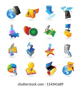 Icons for technology and computer interface. Vector illustration.