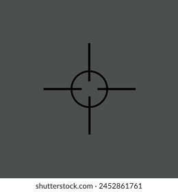 Icons that set different goals and objectives. Targets and goals, Vector grey sign symbol.