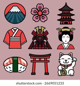 Ícones sinônimos de Japão 