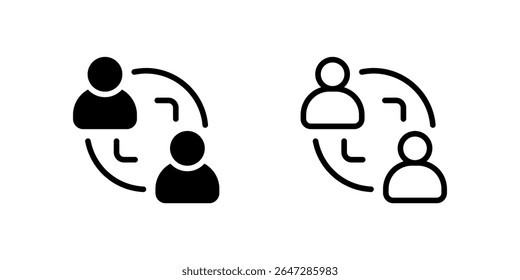 Icons that visualize social influencer campaigns, brand deals, and digital media collaborations.